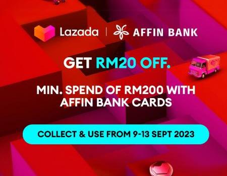Lazada 9.9 Sale Affin Bank & Alliance Bank Cardholder Offers (9 September 2023 - 13 September 2023)