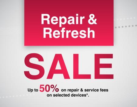 Machines Repair & Refresh Sale Up To 50% OFF (4 Sep 2023 - 15 Sep 2023)