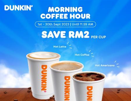 Dunkin' September Coffee Promotion (1 Sep 2023 - 30 Sep 2023)