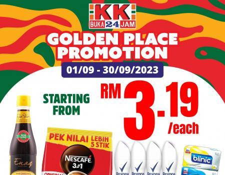 KK SUPER MART Golden Place Promotion (01 Sep 2023 - 30 Sep 2023)