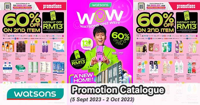 Watsons Promotion Catalogue (5 Sep 2023 - 2 Oct 2023)