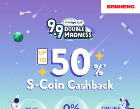 SENHENG Online 9.9 Double Madness Sale Up To 50% Discount (5 Sep 2023 - 11 Sep 2023)