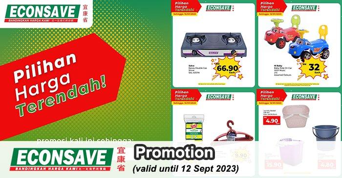 Econsave Household Essentials Promotion (valid until 12 Sep 2023)