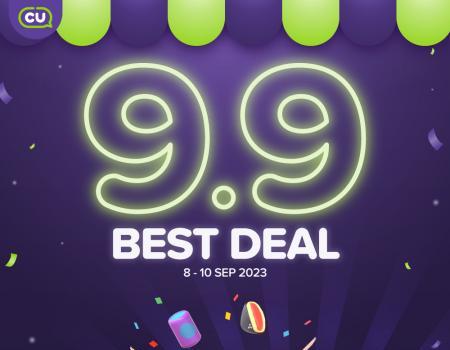 CU 9.9 Best Deal: Buy 2 Free 1, 50% Off on Hot Foods, Drinks, and Snacks (8 September 2023 - 10 September 2023)