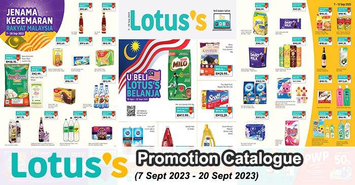 Lotus's Promotion Catalogue (07 Sep 2023 - 20 Sep 2023)