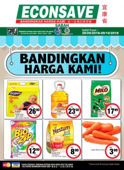Econsave Promotion Catalogue at Sabah (28 September 2018 - 9 October 2018)
