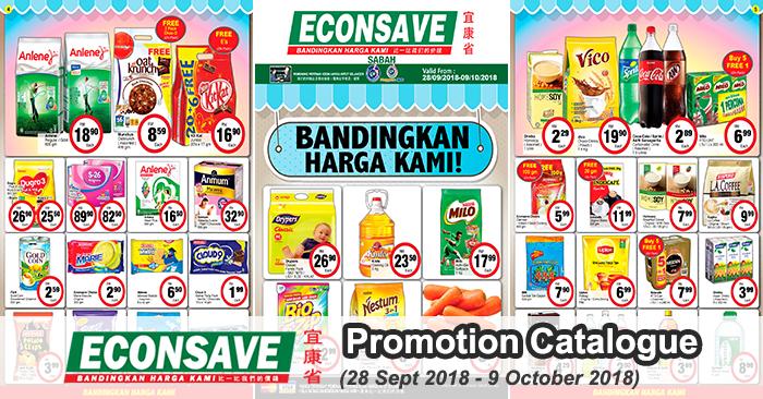 Econsave Promotion Catalogue at Sabah (28 September 2018 - 9 October 2018)