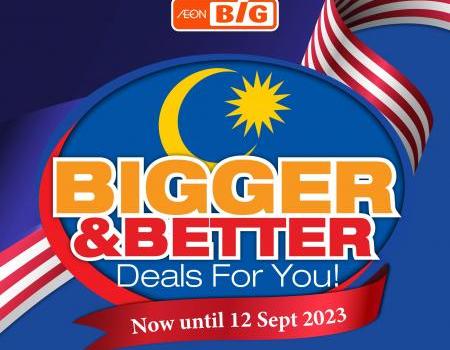 AEON BiG Bigger & Better Deals Promotion (valid until 12 September 2023)