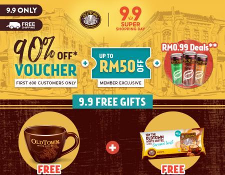 OLDTOWN Shopee 9.9 Sale: Up to 90% Off + FREE Gifts! (9 September 2023)