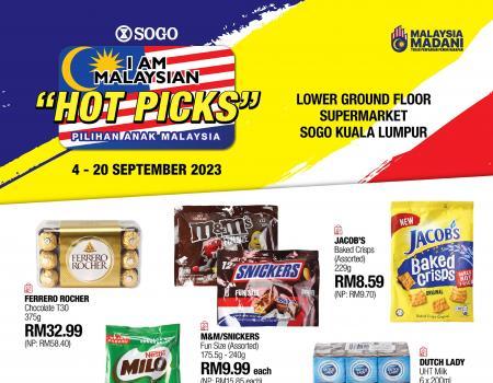 SOGO KL Supermarket I Am Malaysian Hot Picks Promotion (4 September 2023 - 20 September 2023)