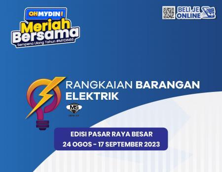 MYDIN Electrical Appliances Promotion (24 August 2023 - 17 September 2023)