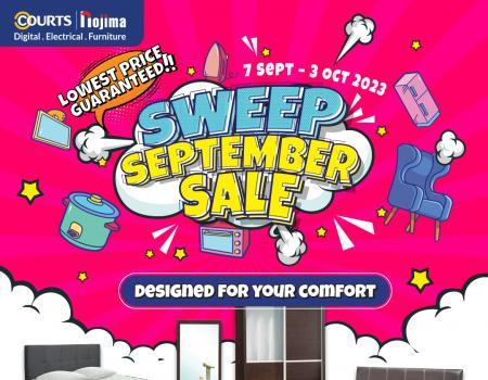 COURTS Bedding Essentials Sweep September Sale (07 Sep 2023 - 03 Oct 2023)