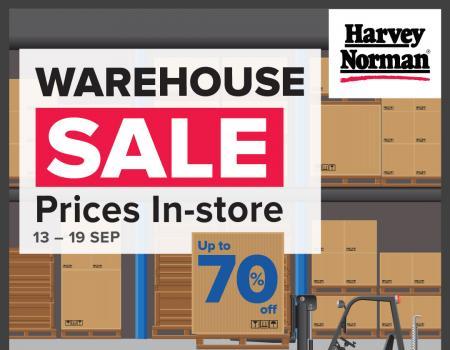 Harvey Norman Warehouse Sale: Up to 70% Off on Your Favorite Brands! (13 September 2023 - 19 September 2023)