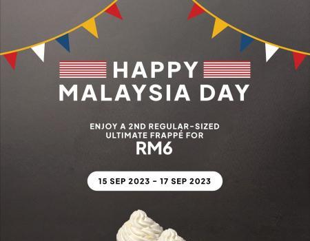 San Francisco Coffee Malaysia Day Promotion: Indulge in a 2nd Ultimate FrappÃ© for RM6 (15 Sep 2023 - 17 Sep 2023)