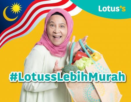 Lotus's Malaysia Day Lebih Murah Promotion: Save Big on Fresh Ingredients and Household Essentials (published on 15 September 2023)