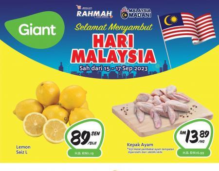 Giant Fresh Items Promotion: Save Big on Fresh Produce for Hari Malaysia (15 September 2023 - 17 September 2023)