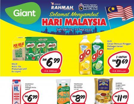 Giant Malaysia Day Weekend Promotion: Save Big This Weekend at Giant (15 September 2023 - 17 September 2023)