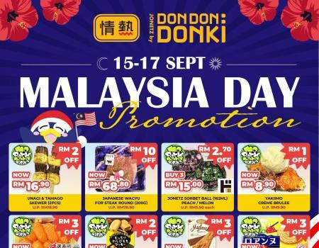 DONKI Malaysia Day Promotion (valid until 17 September 2023)