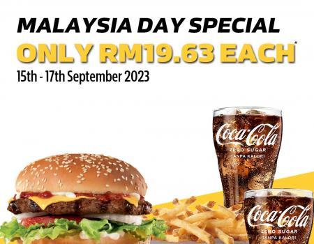 Carl's Jr Malaysia Day Promotion (15 Sep 2023 - 17 Sep 2023)