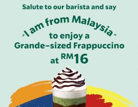 Starbucks Malaysia Day Promotion RM16 Grande-size Frappuccino (16 Sep 2023)