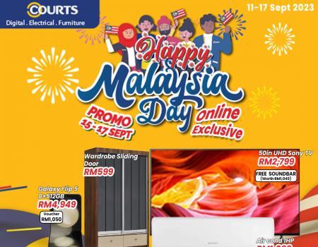 COURTS Online Malaysia Day Promotion (15 Sep 2023 - 17 Sep 2023)