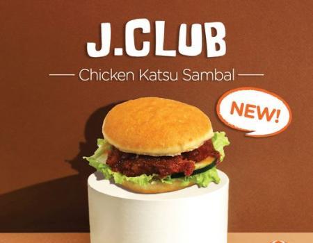 J.CO J.CLUB Chicken Katsu Sambal Donut Sandwich