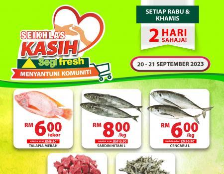 Segi Fresh Seikhlas Kasih Promotion (20 Sep 2023 - 21 Sep 2023)