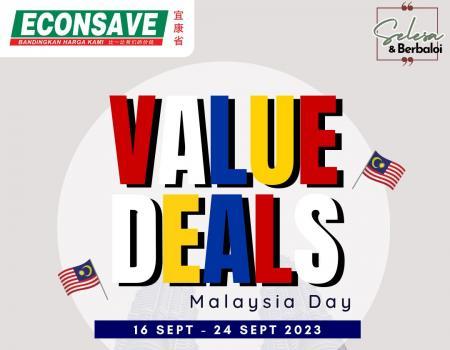 Econsave Malaysia Day Value Deals Promotion (16 Sep 2023 - 24 Sep 2023)