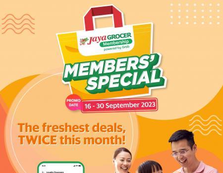 Jaya Grocer Members Special Promotion (16 September 2023 - 30 September 2023)