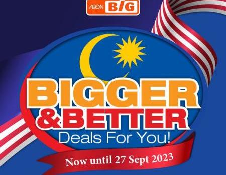 AEON BiG Bigger & Better Deals Promotion: Smart Shopping for Your Pantry! (valid until 27 September 2023)