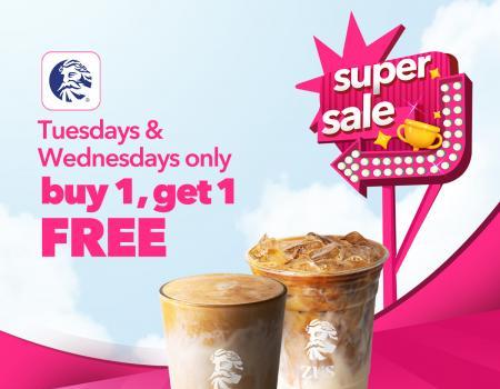 ZUS Coffee FoodPanda Buy 1 Get 1 FREE Promotion (Tuesday & Wednesday)