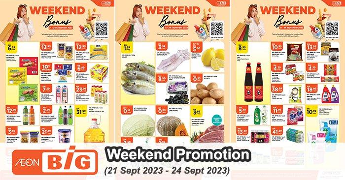 AEON BiG Weekend Promotion (21 Sep 2023 - 24 Sep 2023)