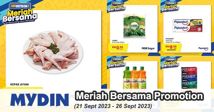 MYDIN OHMYDIN! Meriah Bersama Promotion (21 Sep 2023 - 26 Sep 2023)