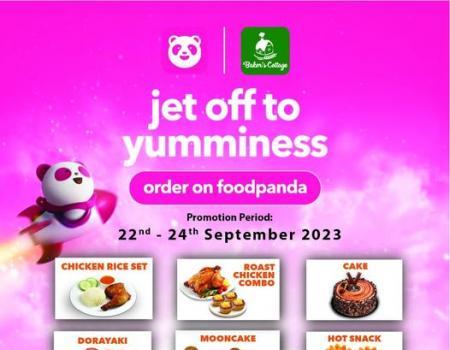 Baker's Cottage FoodPanda Promotion RM15 OFF Promo Code (22 September 2023 - 24 September 2023)