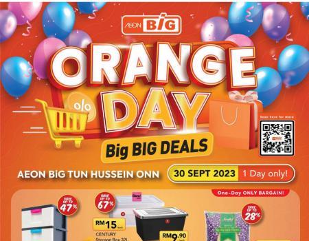 AEON BiG Tun Hussein Onn Orange Day Sale (30 September 2023)