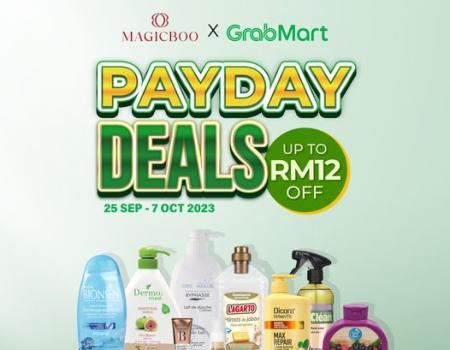 Magicboo GrabMart Payday Sale Up To RM12 OFF (25 Sep 2023 - 7 Oct 2023)