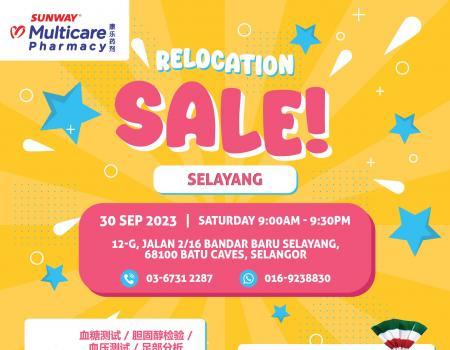 Sunway Multicare Pharmacy Selayang Grand Opening Promotion (30 September 2023)