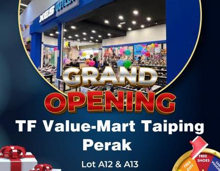 XES Shoes TF Value-Mart Taiping Grand Opening Promotion (27 September 2023 - 1 October 2023)