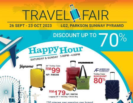 Parkson Sunway Pyramid Travel Fair Sale Discount Up To 70% (26 Sep 2023 - 23 Oct 2023)