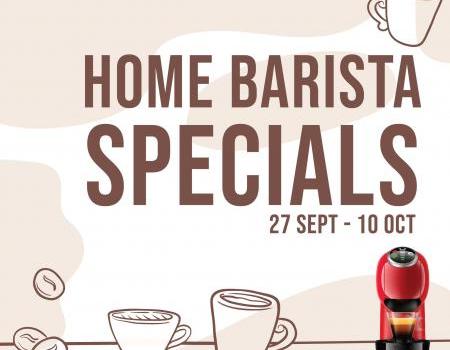 Harvey Norman Home Barista Promotion (27 Sep 2023 - 10 Oct 2023)