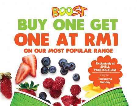 Boost Juice Bars Shell Puncak Alam Grand Opening Promotion (28 Sep 2023 - 10 Oct 2023)