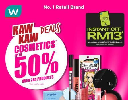 Watsons Cosmetics Sale Up to 50% OFF (28 Sep 2023 - 02 Oct 2023)