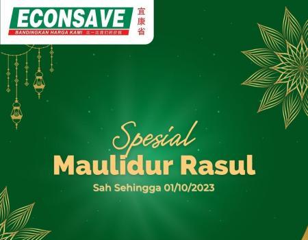 Econsave Maulidur Rasul Promotion (valid until 1 October 2023)