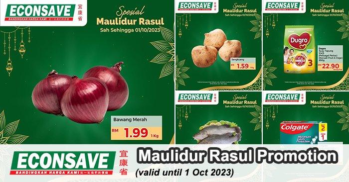 Econsave Maulidur Rasul Promotion (valid until 1 Oct 2023)