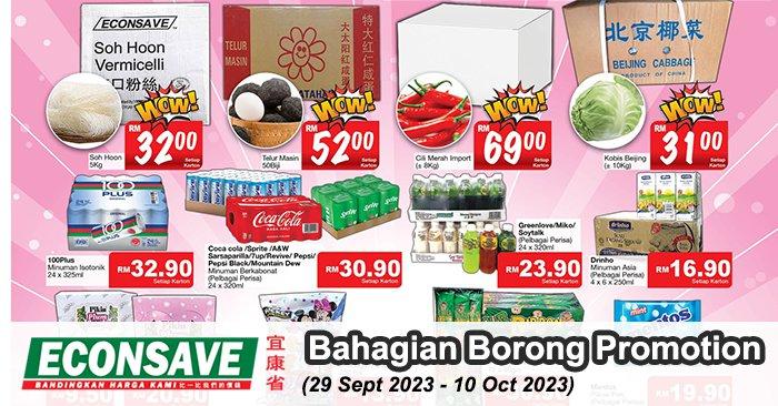Econsave Bahagian Borong Promotion (29 Sep 2023 - 10 Oct 2023)