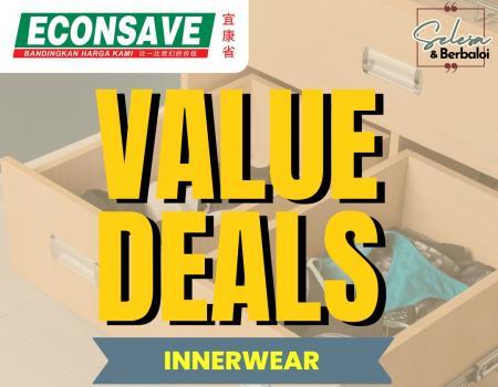 Econsave Innerwear Value Deals Promotion (30 Sep 2023 - 08 Oct 2023)