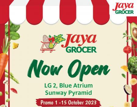 Jaya Grocer Pop-Up Store Exclusive Promotion at Sunway Pyramid (1 Oct 2023 - 15 Oct 2023)