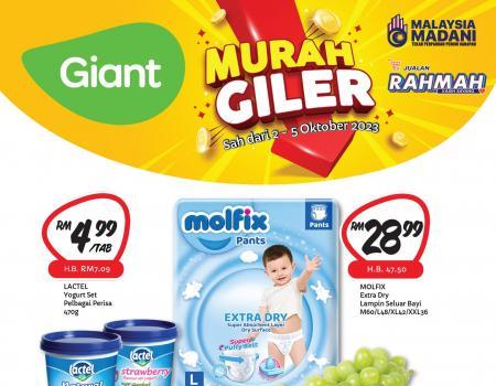 Giant Murah Giler Promotion (2 Oct 2023 - 5 Oct 2023)