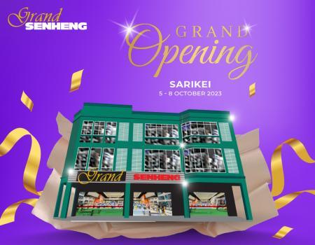 SENHENG Sarikei Grand Opening Promotion Up To 50% S-Coin Cashback (5 Oct 2023 - 8 Oct 2023)