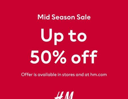 H&M Mid Season Sale Up To 50% OFF